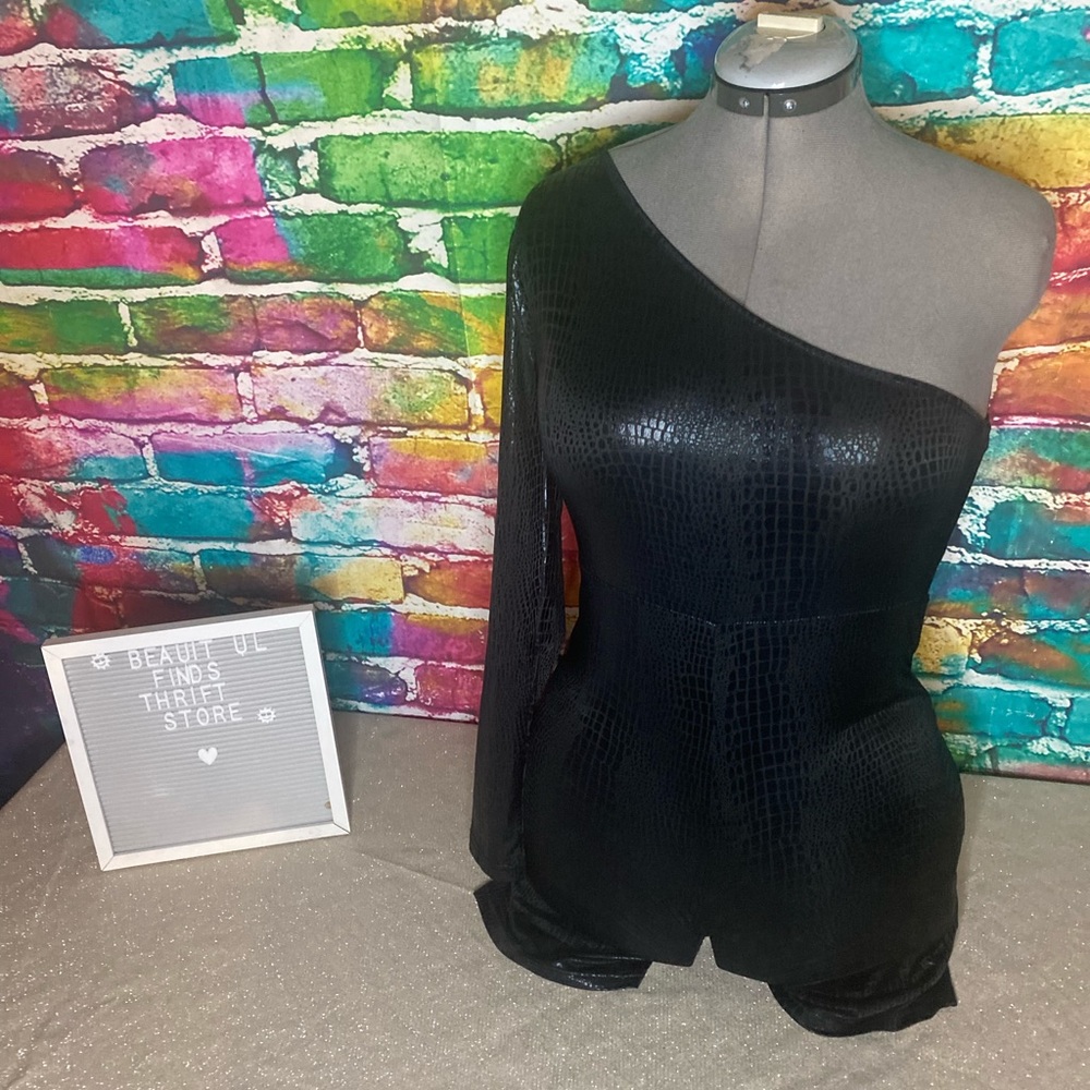 All black romper